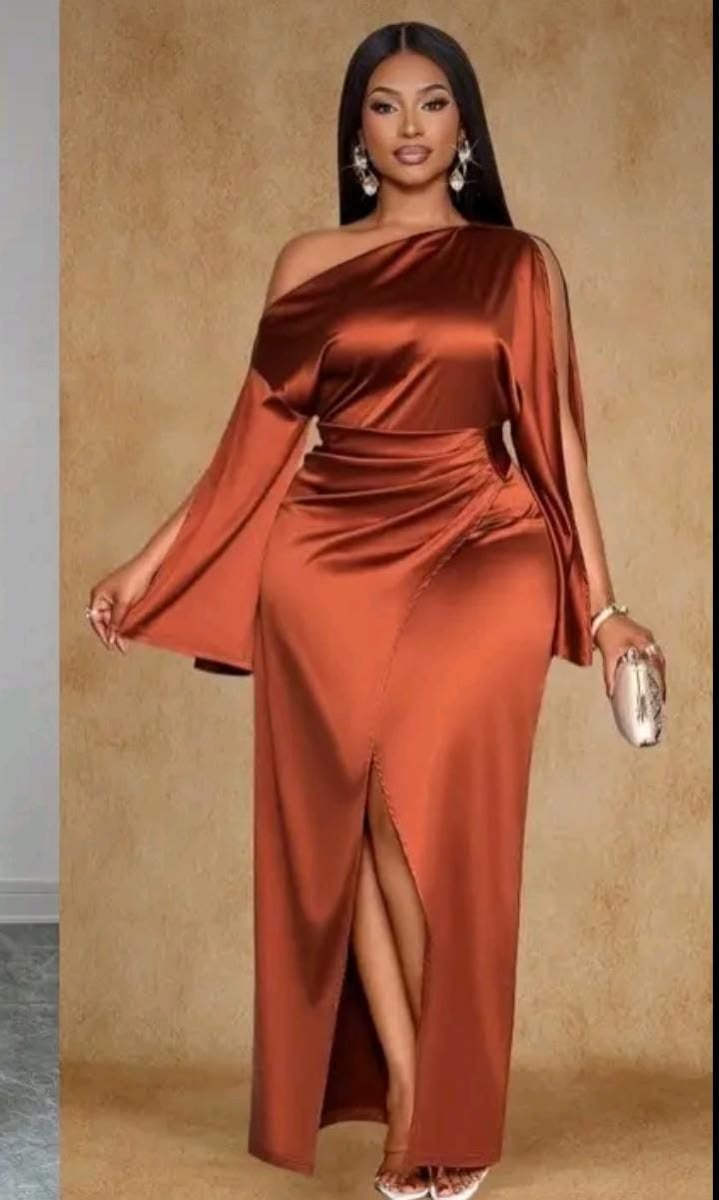 Robe de soirée en soie